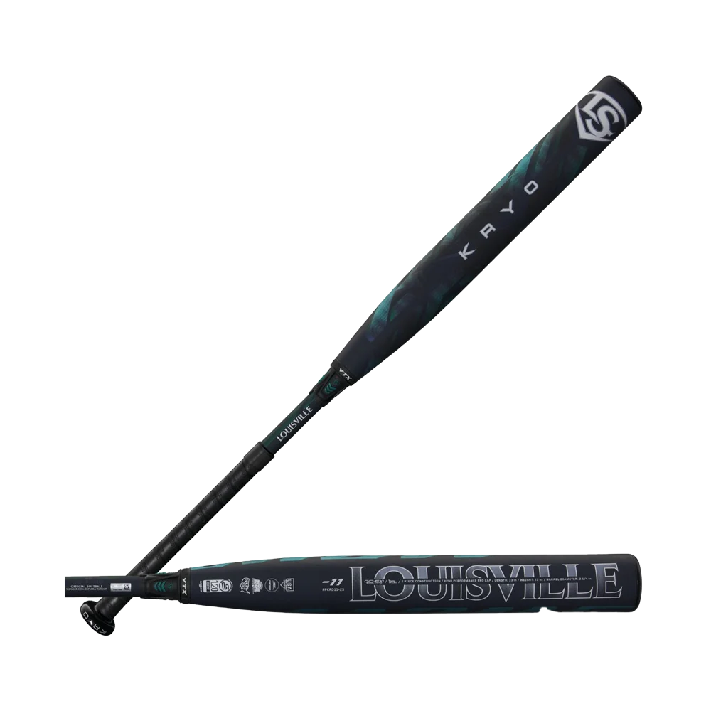 2025 Louisville Slugger Kryo Fastpitch Softball Bat Black