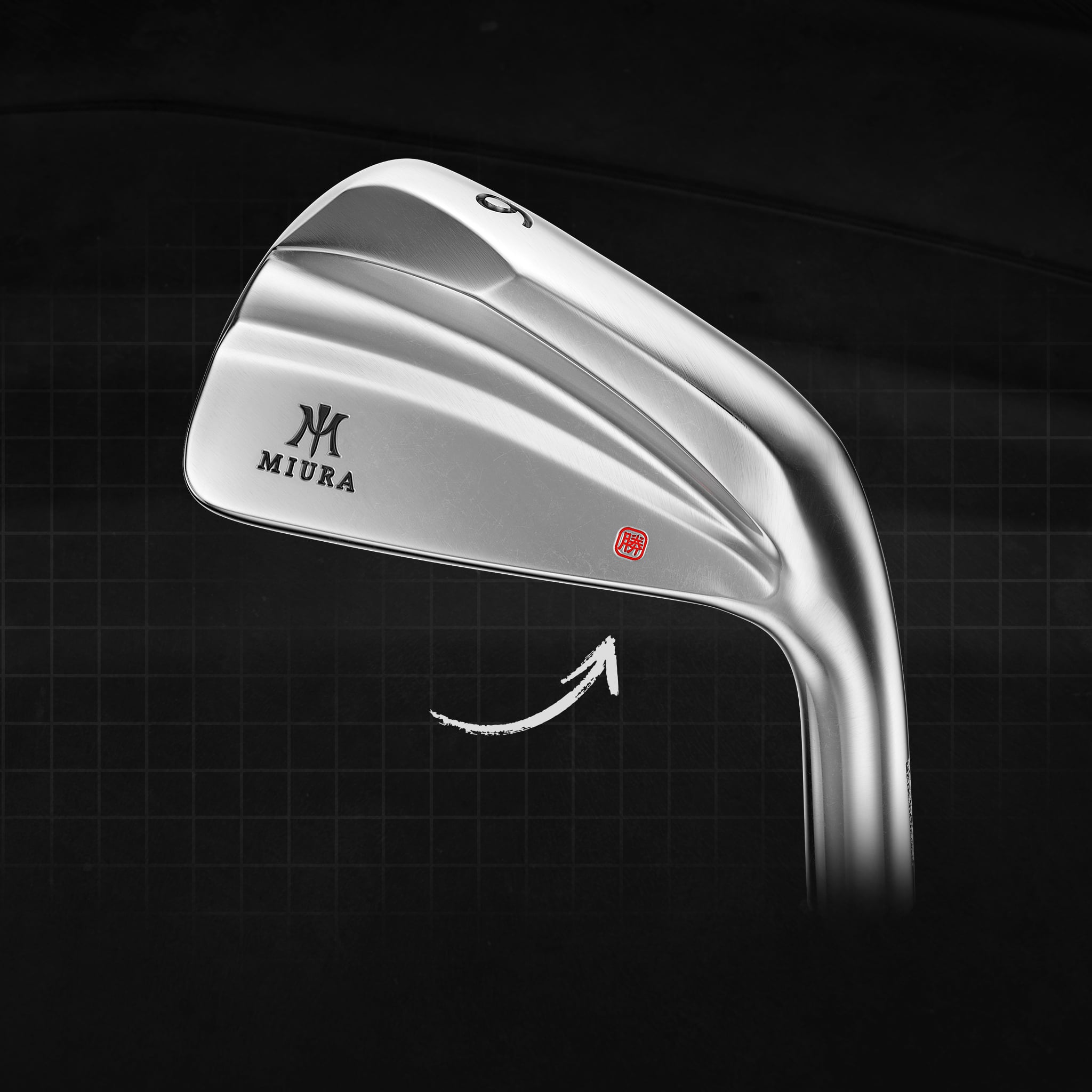 Miura KM-700 - Chrome Iron-Club Head Only