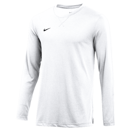 White nike dri fit long sleeve shirt hotsell