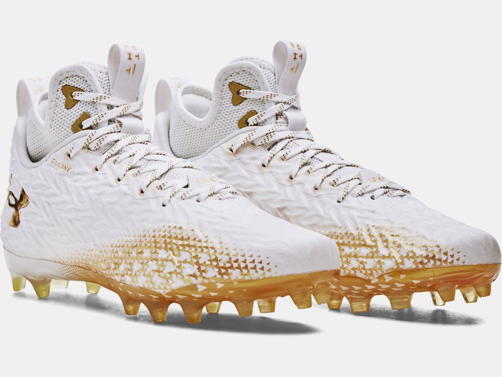 All gold football cleats clearance