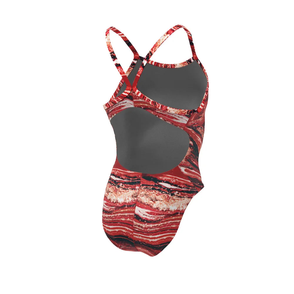 Nike Swim Women Hydrastrong Crystal Wave Racerback One Piece