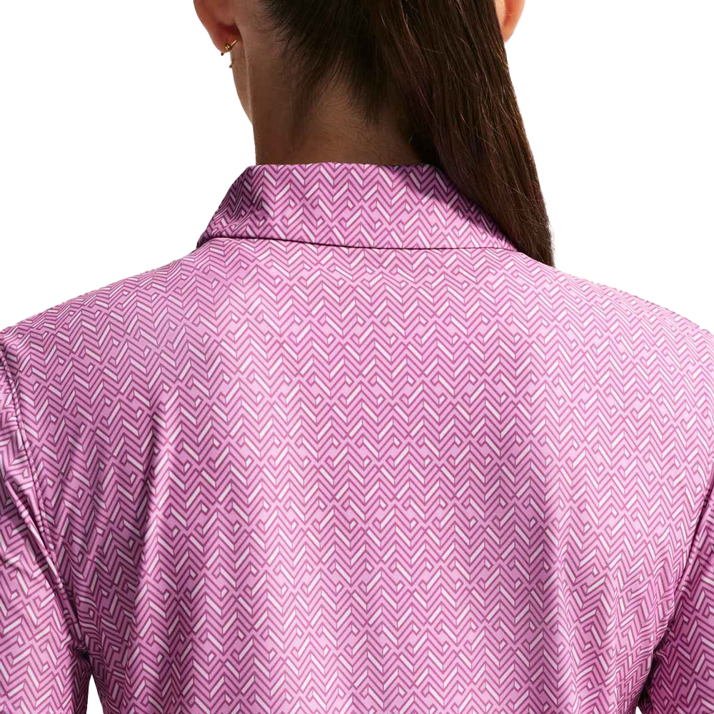 Nike Women's Victory Dri-FIT Short Sleeve Printed Golf Polo