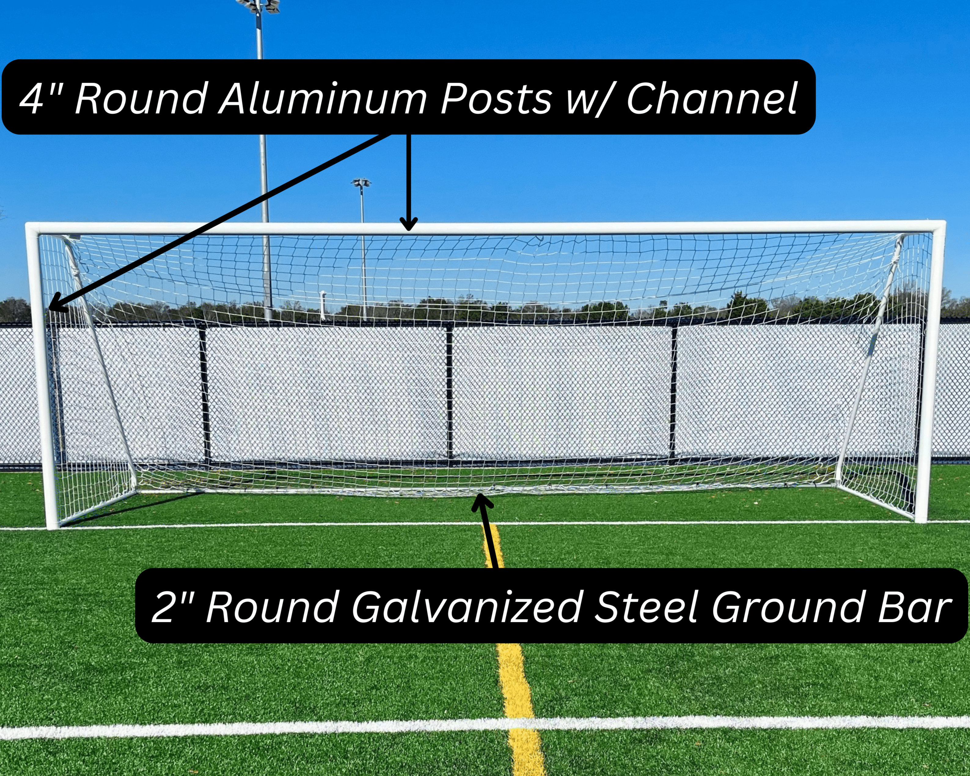 Channel Series Soccer Goal - 7 x 21