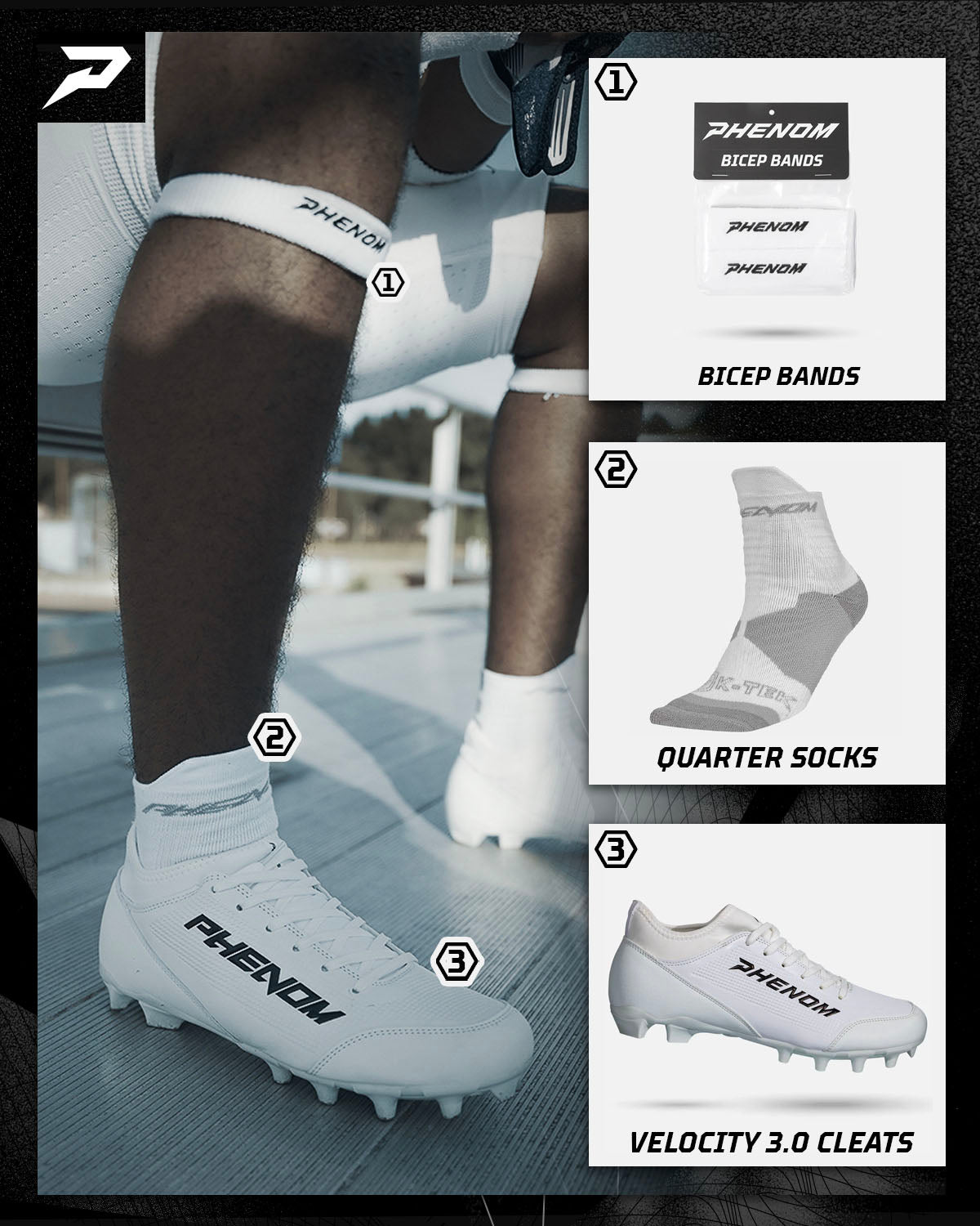 All white youth football cleats hotsell