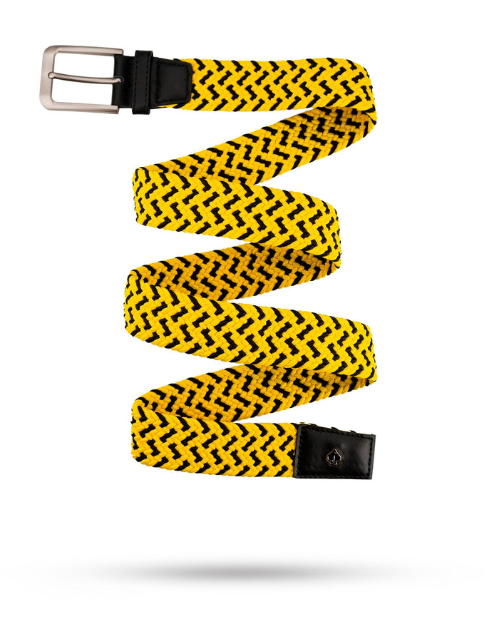 Cinturón con pasadores - Amarillo