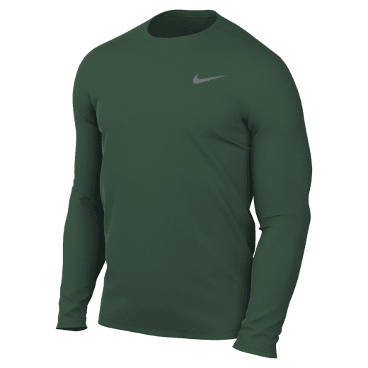Green long sleeve 2024 dri fit shirt
