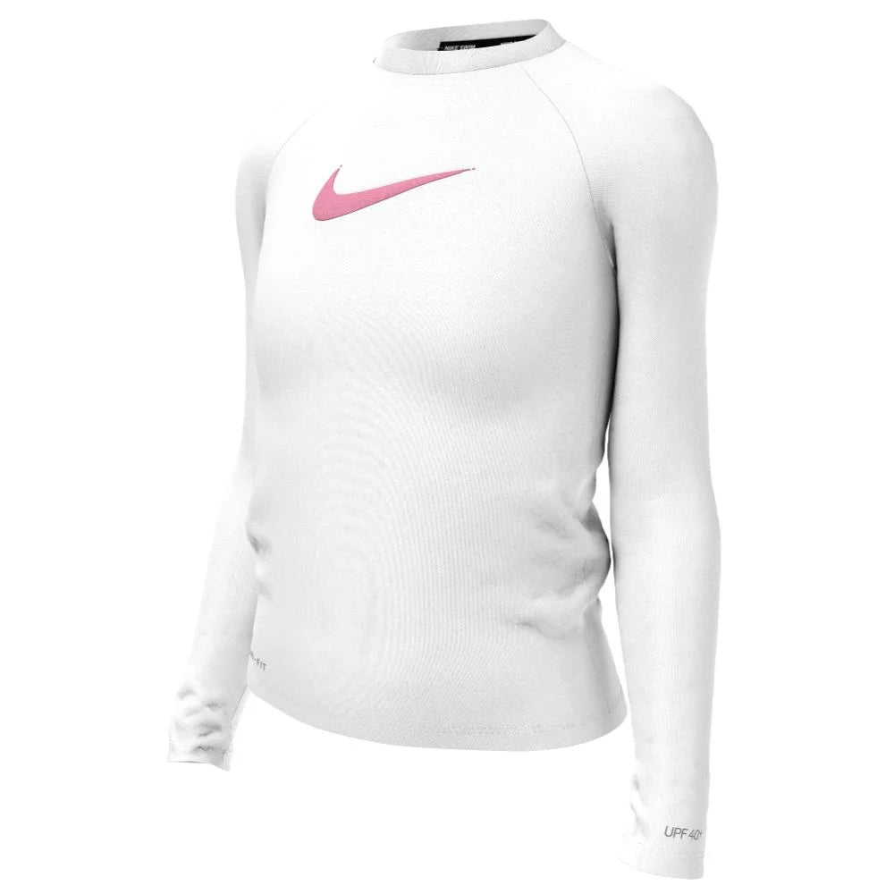 Nike Swim Girls Swoosh Long Sleeve Hydroguard