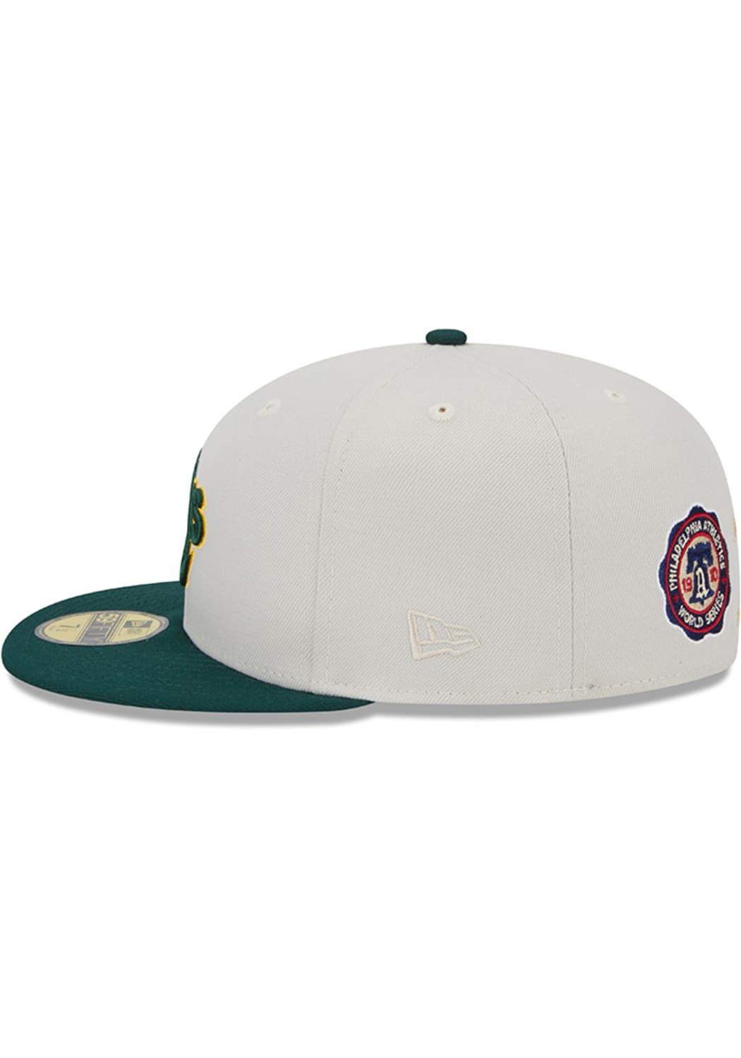 New Era MLB Oakland Athletics Men's White World Class 59Fifty Fitted Hat