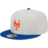 Gorra ajustada de clase mundial 59Fifty de los New York Mets