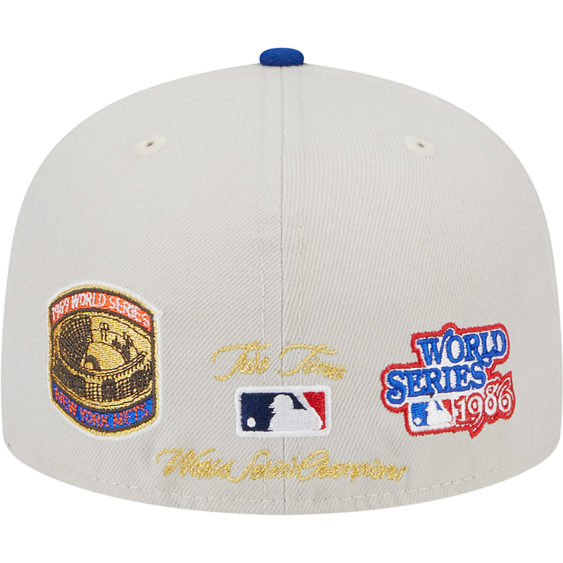 Gorra ajustada de clase mundial 59Fifty de los New York Mets