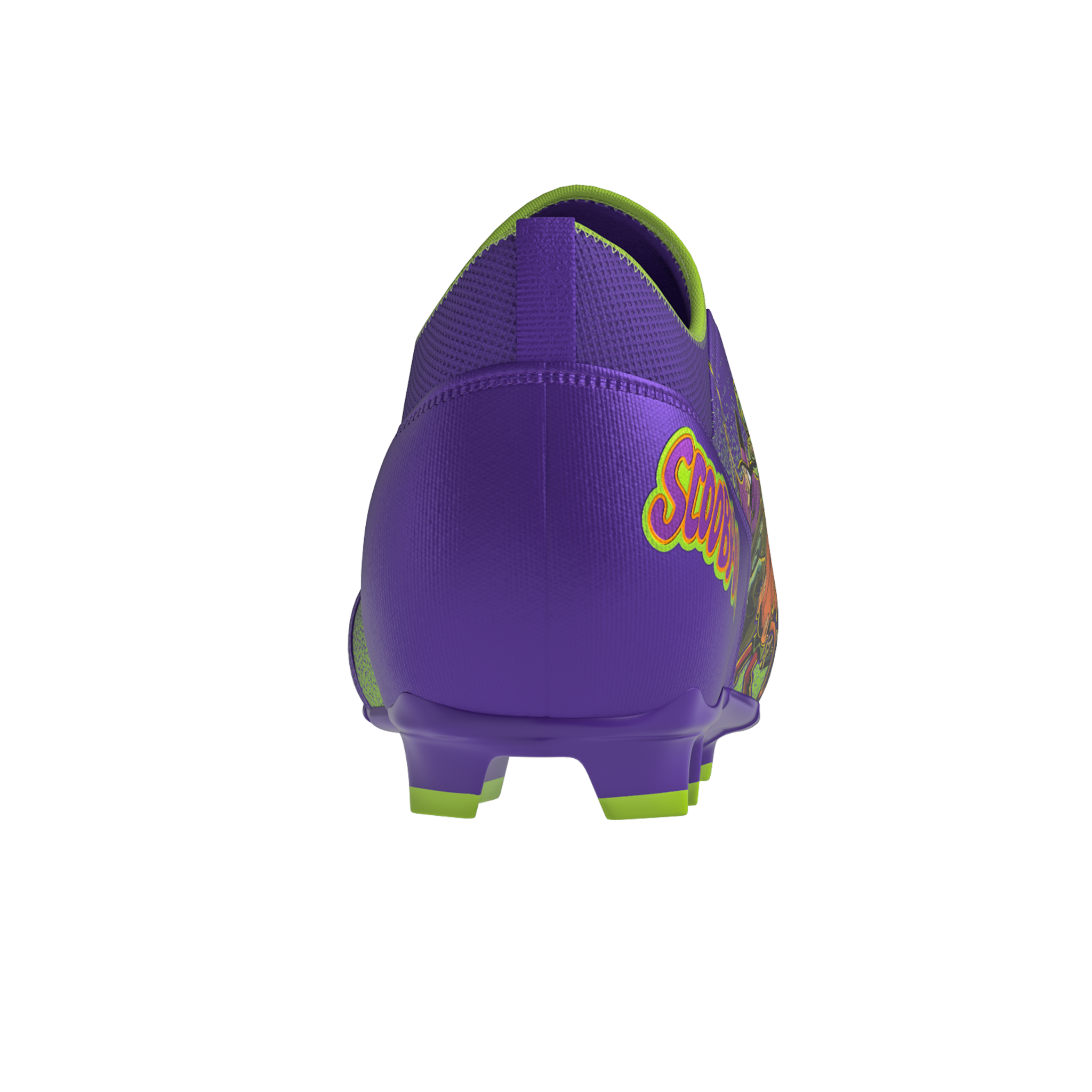 Scooby-Doo 'Unmasked' Purple Youth Football Cleats - Velocity 3.0 by Phenom Elite
