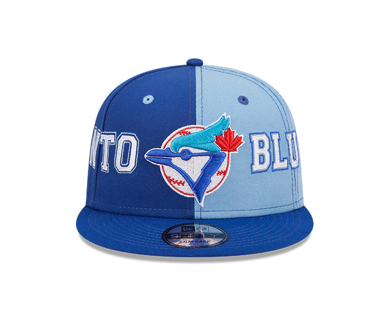 Toronto Blue Jays New Era Team Split 9FIFTY Snapback Hat