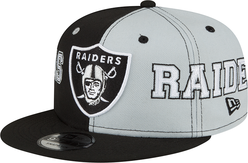 New Era Las Vegas Raiders Team Split 9FIFTY Snapback Hat