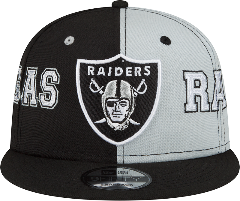 New Era Las Vegas Raiders Team Split 9FIFTY Snapback Hat