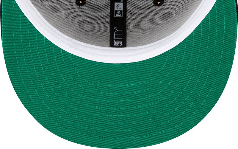 Parche lateral con el logotipo metálico de los Piratas de Pittsburgh de New Era, años 60, talla 59FIFTY ajustada