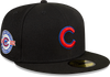 Gorra ajustada con logo de hilo metálico de los Chicago Cubs 59Fifty