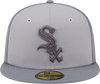 Gorra ajustada tricolor del equipo New Era 59Fifty MLB Oakland Athletics