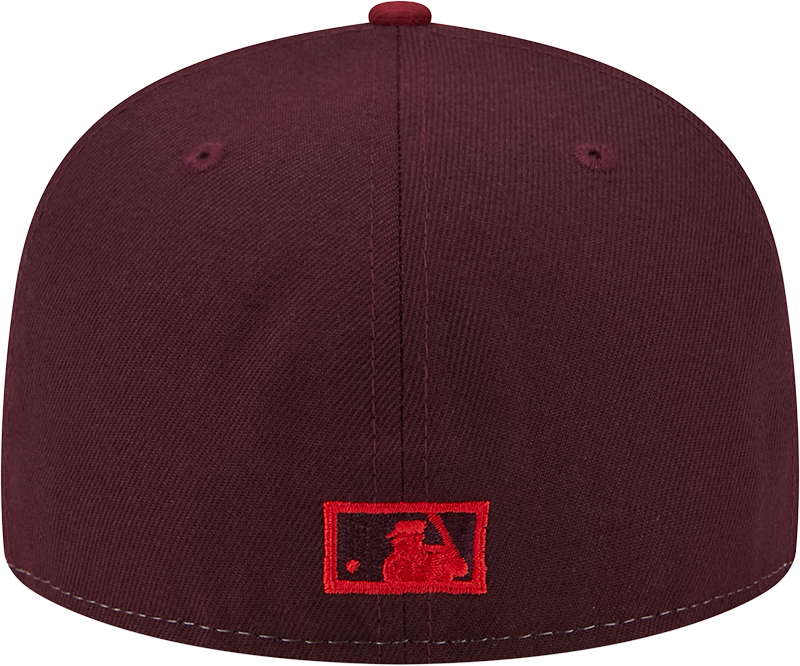 Gorra ajustada tricolor del equipo New Era 59Fifty MLB Oakland Athletics