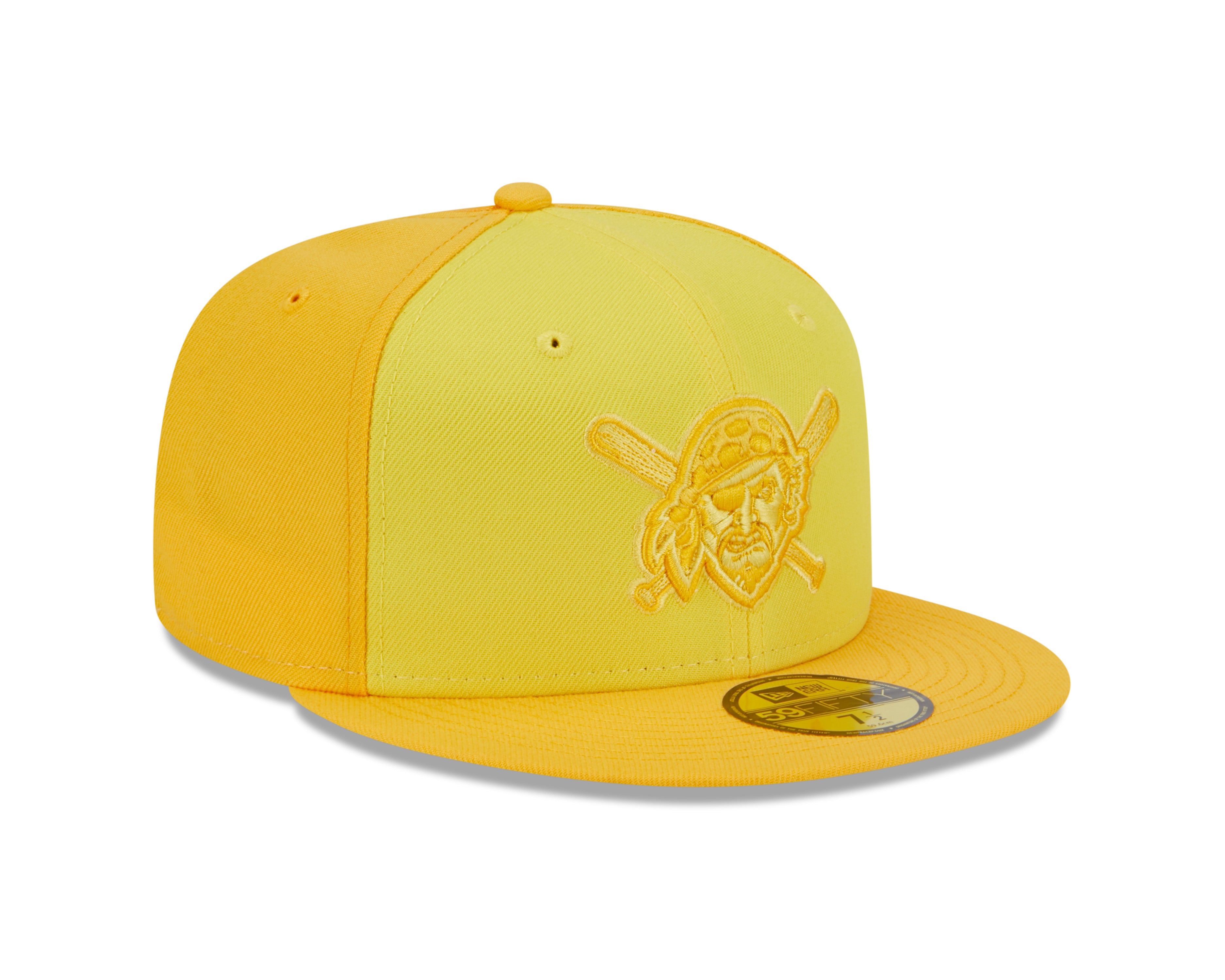 New Era 59FIFTY  Pittsburgh Pirates Yellow Tri Tone Team Fitted Hat