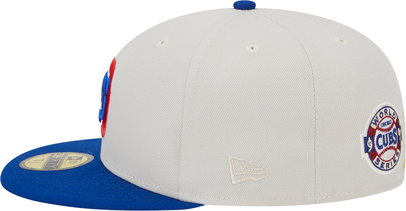Gorra ajustada de clase mundial 59Fifty de los Chicago Cubs