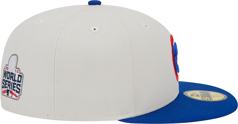 Gorra ajustada de clase mundial 59Fifty de los Chicago Cubs