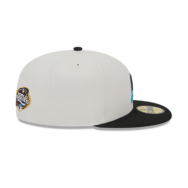 Florida Marlins New Era World Class Back Patch 59FIFTY Fitted Hat