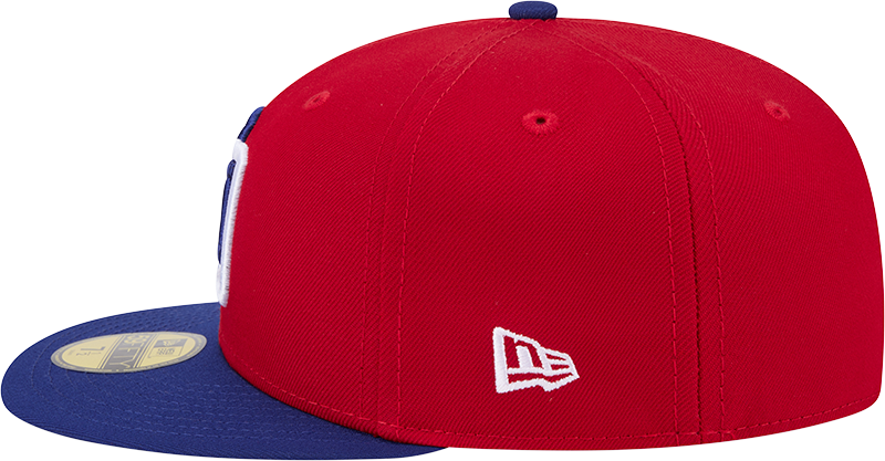 Casquette ajustable New Era rouge/bleue République dominicaine Baseball Classique mondiale de baseball 2026 9FORTY M-Crown Casquette ajustable New Era rouge/bleue République dominicaine Baseball Classique mondiale de baseball 2026 9FORTY M-Crown