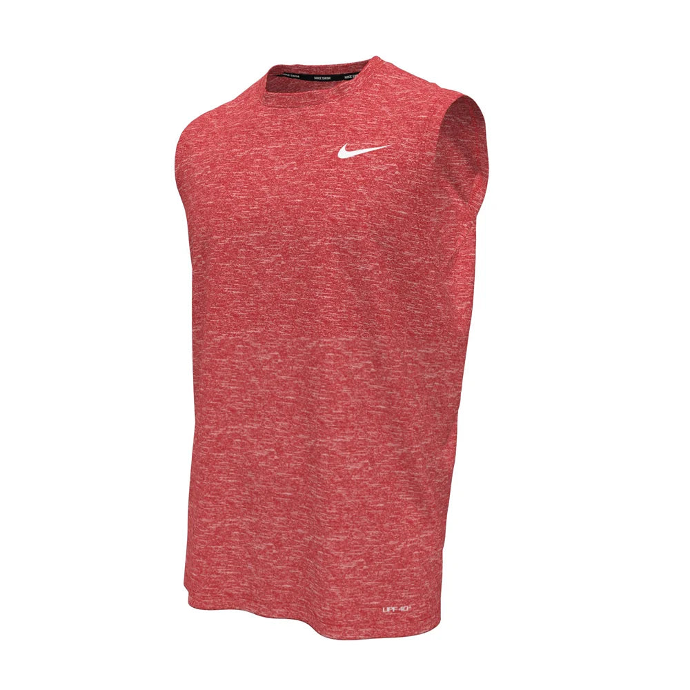 Nike Swim Men's  Hydroguard Essential Sleeveless Top red