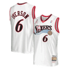 Allen Iverson Mitchell & Ness White Hardwood Classics 2002 NBA All-Star Game Authentic Jersey