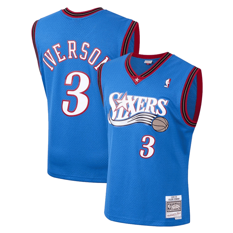 Allen Iverson Philadelphia 76ers Mitchell & Ness 2000 Hardwood