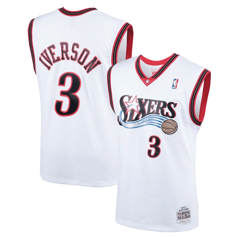 Allen Iverson Philadelphia 76ers Mitchell & Ness 2000 Hardwood