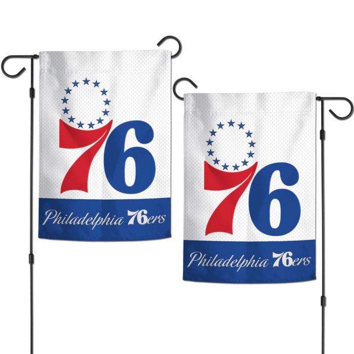 Philadelphia 76ers Applique 12.5" x 18" Garden Flag