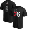 Joel Embiid Philadelphia 76ers Black Playmaker Name & Number T-Shirt