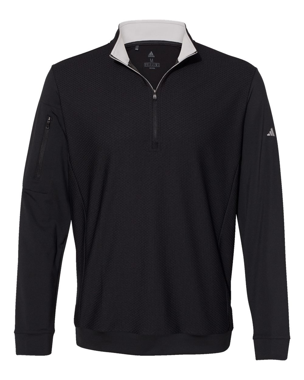 Adidas Men's Textured Quarter-Zip Pullover