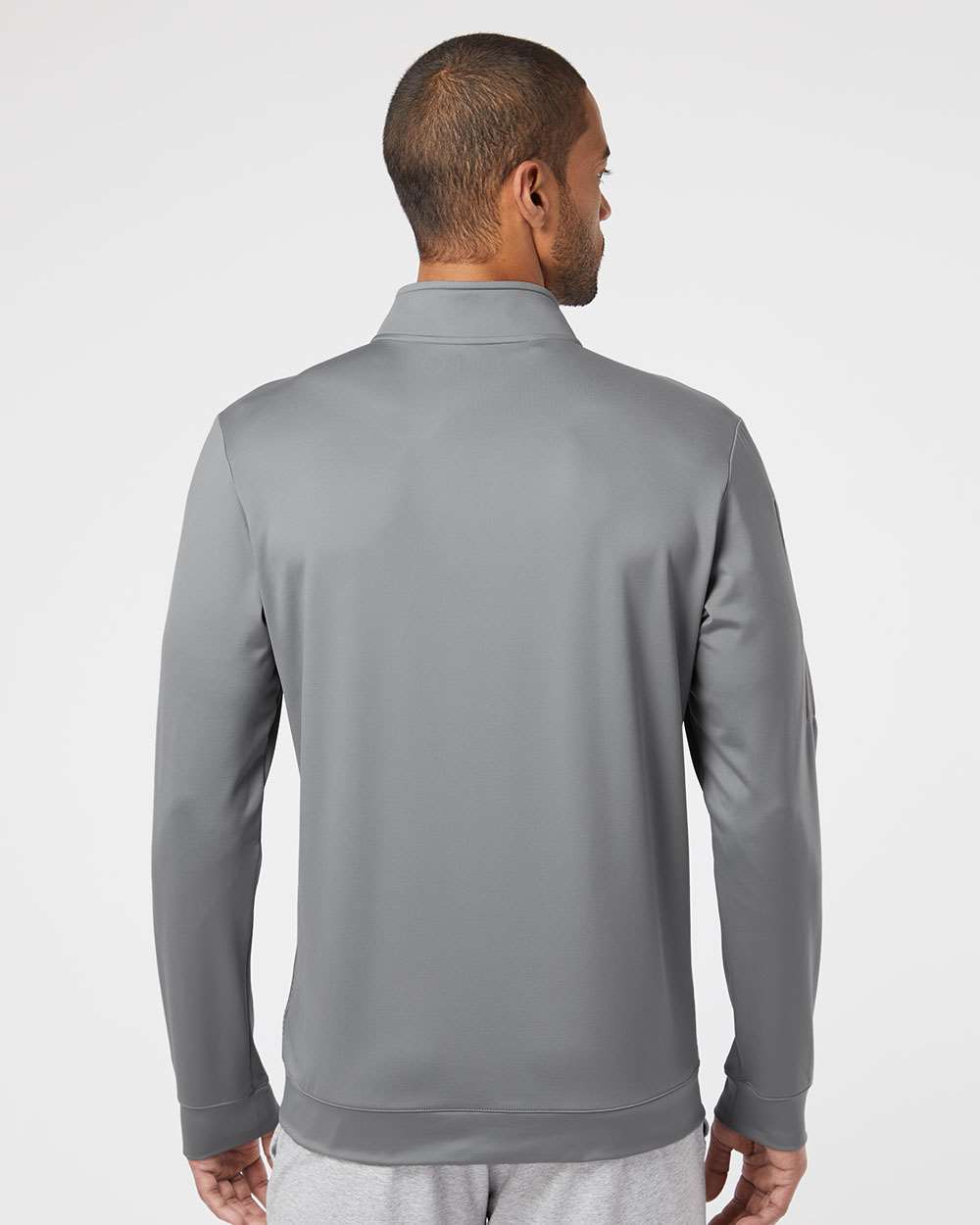 Adidas Men's Textured Quarter-Zip Pullover
