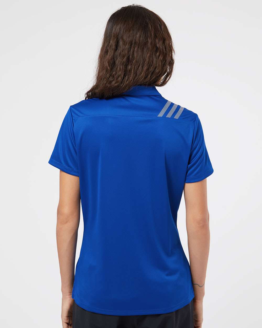 Adidas Women's 3-Stripes Shoulder Polo