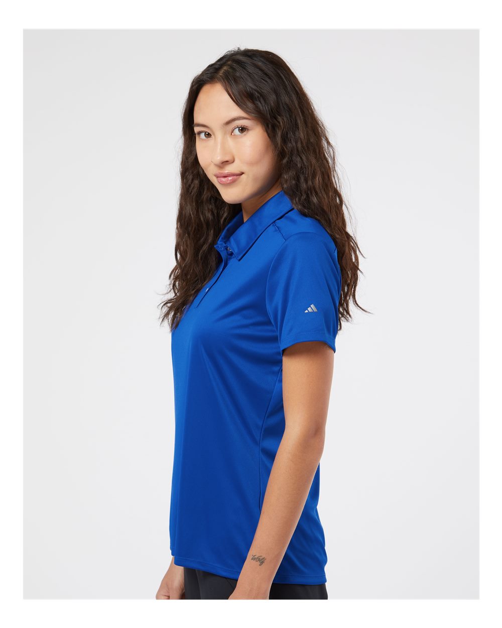 Adidas Women's 3-Stripes Shoulder Polo