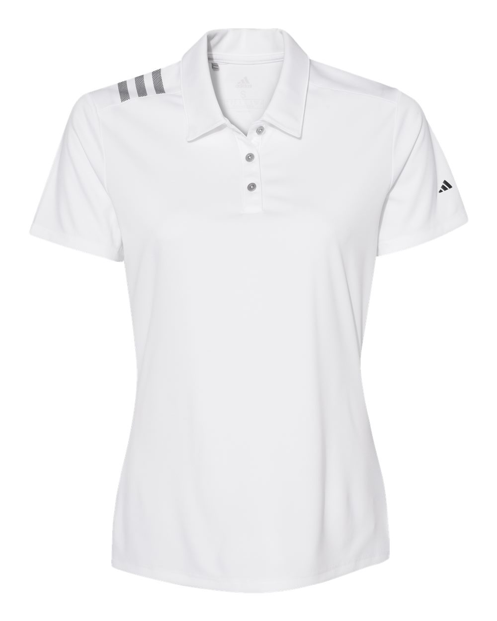 Adidas Women's 3-Stripes Shoulder Polo