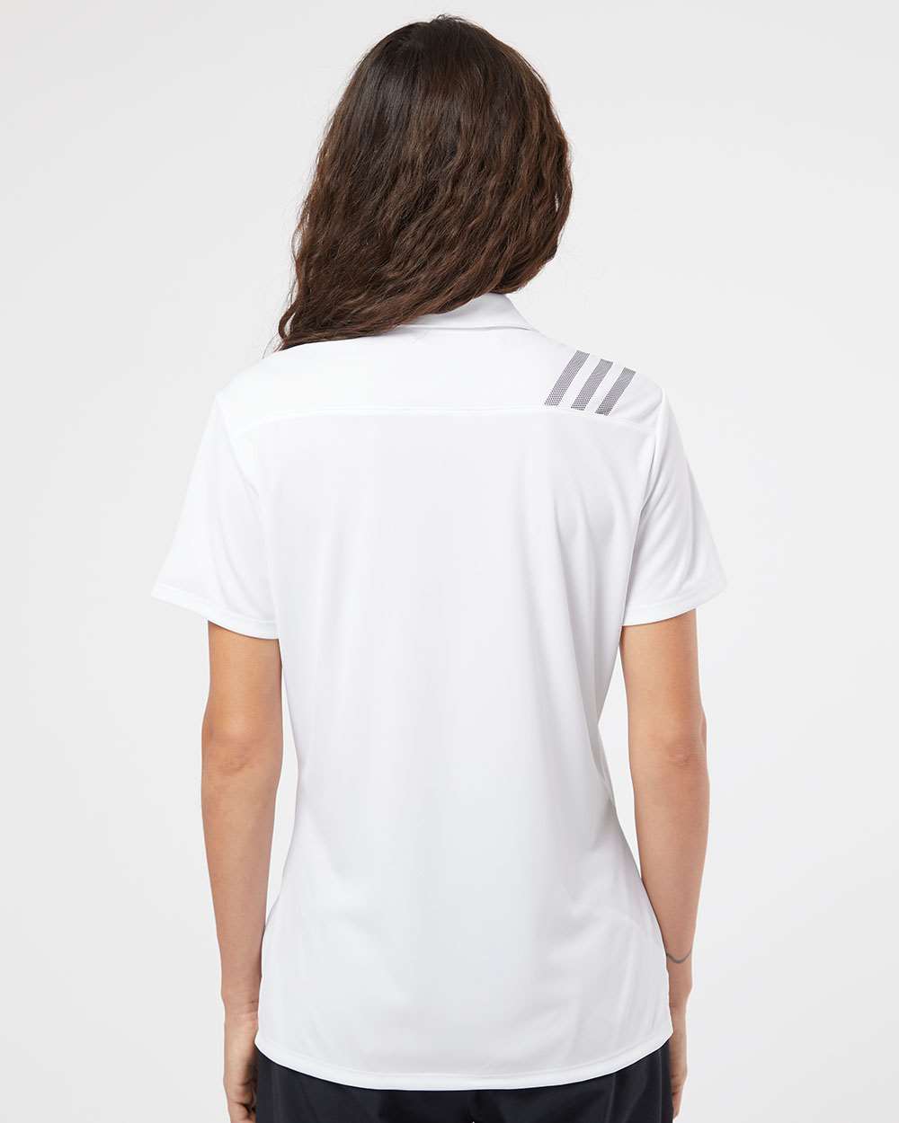 Adidas Women's 3-Stripes Shoulder Polo