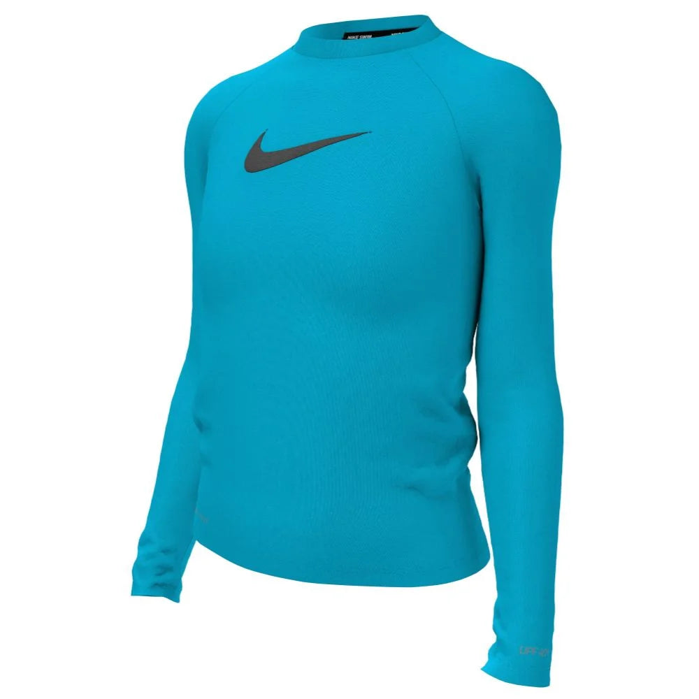 Nike Swim Girls Swoosh Long Sleeve Hydroguard