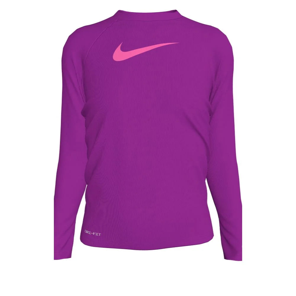Nike Swim Girls Swoosh Long Sleeve Hydroguard