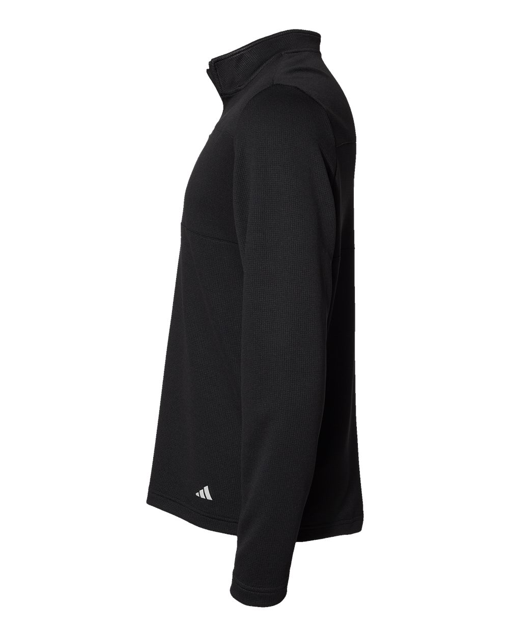 Adidas Men's 3-Stripes Double-Knit Quarter-Zip Pullover