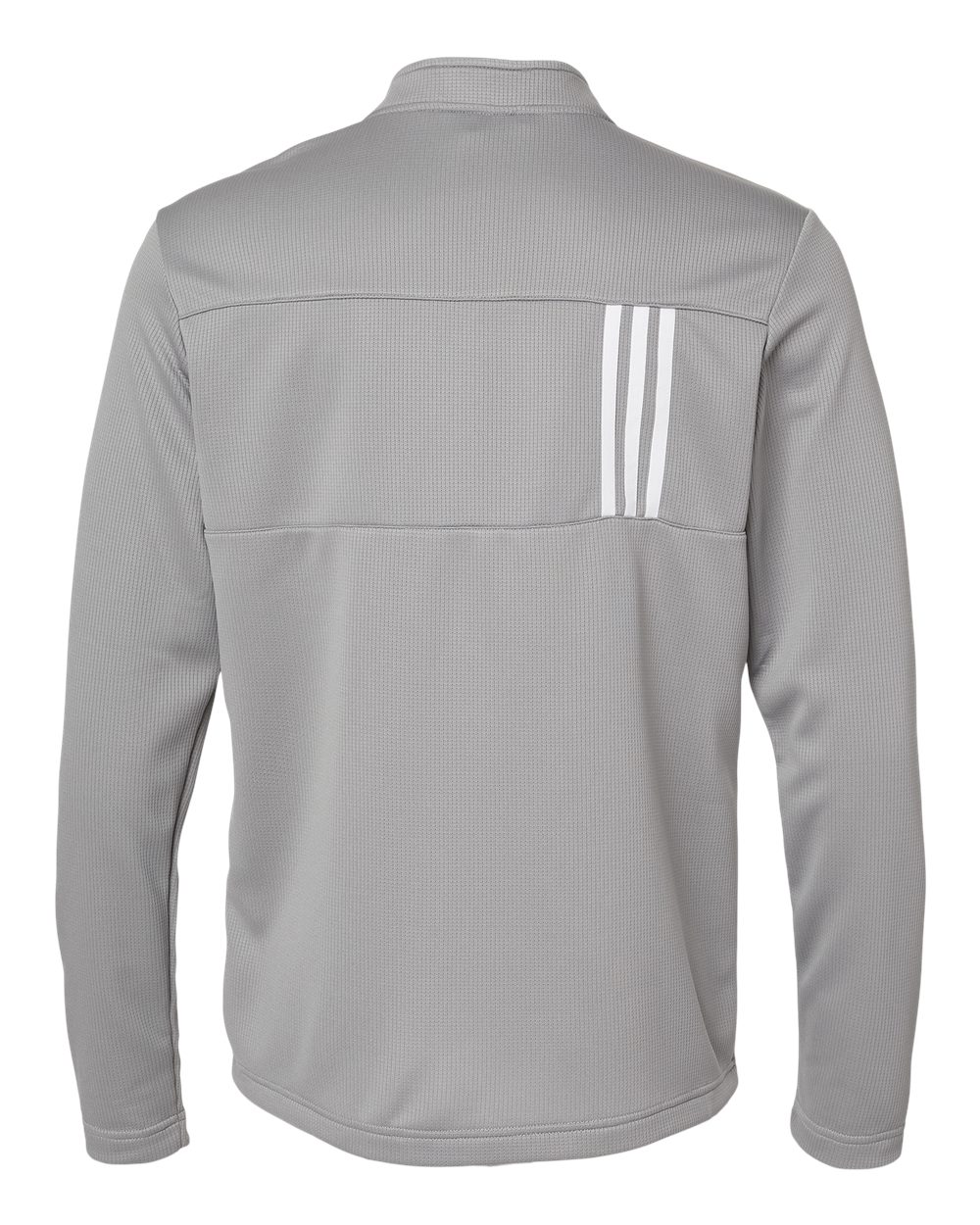 Adidas Men's 3-Stripes Double-Knit Quarter-Zip Pullover