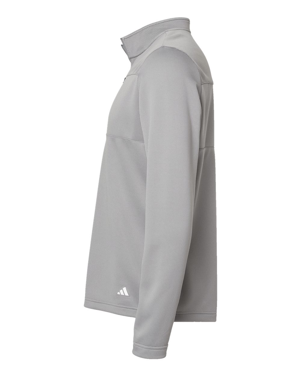 Adidas Men's 3-Stripes Double-Knit Quarter-Zip Pullover
