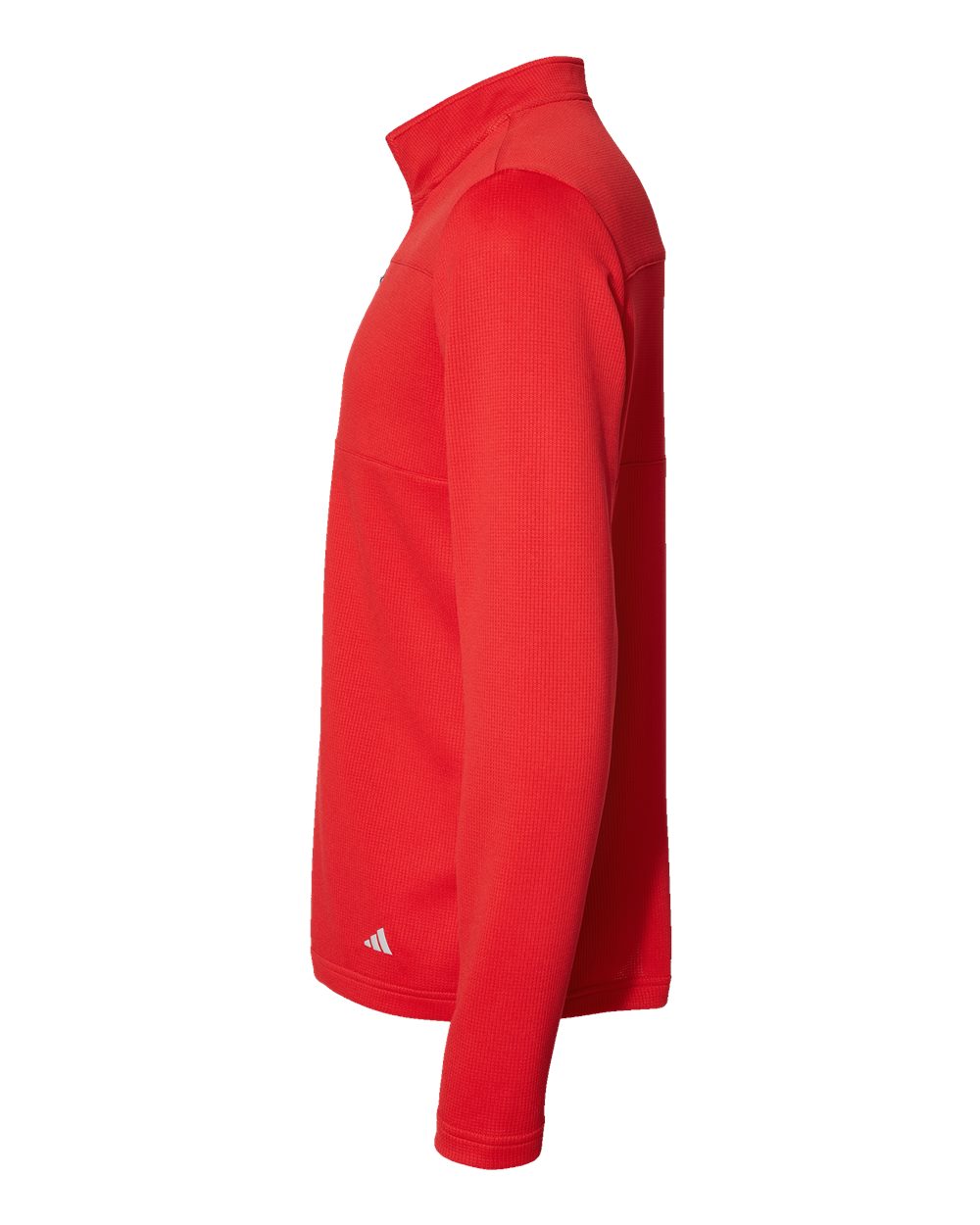 Adidas Men's 3-Stripes Double-Knit Quarter-Zip Pullover