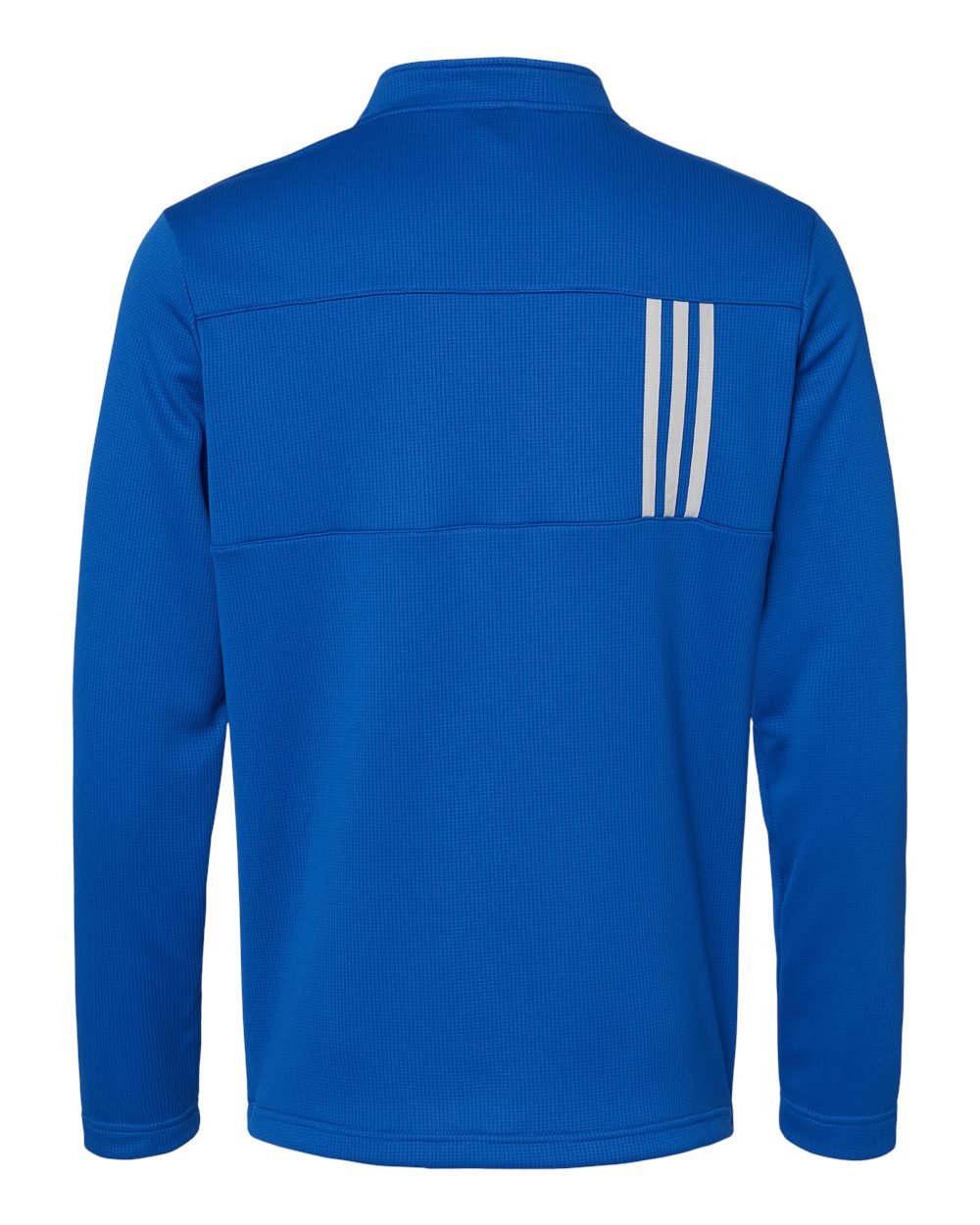 Adidas Men's 3-Stripes Double-Knit Quarter-Zip Pullover