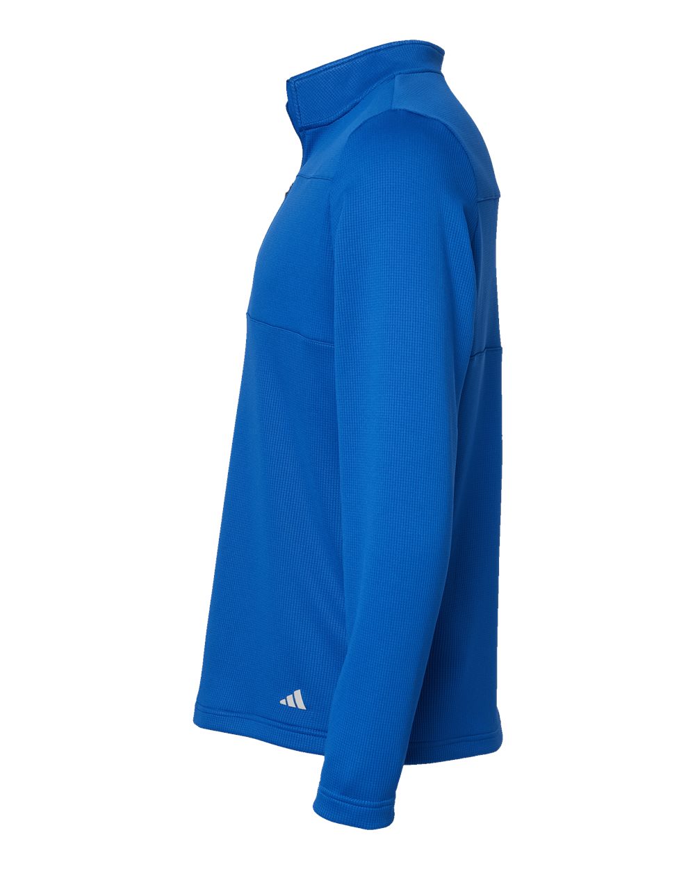 Adidas Men's 3-Stripes Double-Knit Quarter-Zip Pullover