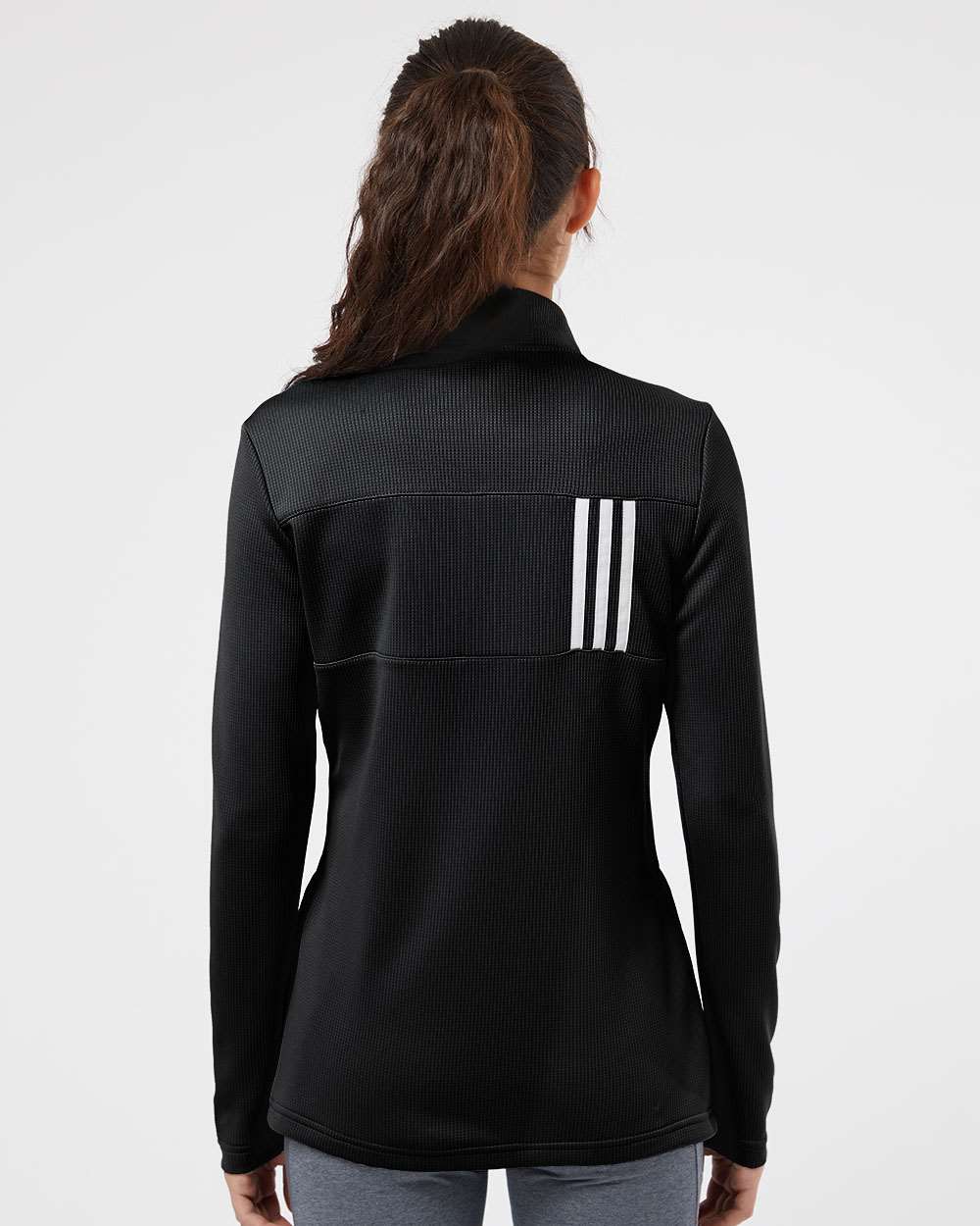 Adidas Women's 3-Stripes Double Knit Full-Zip Jacket