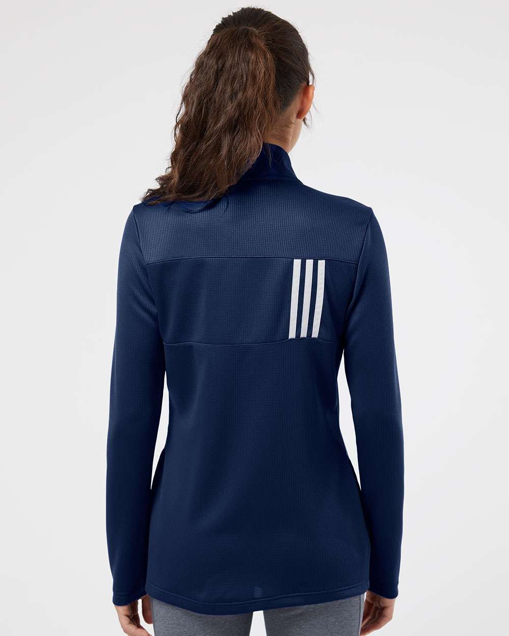 Adidas Women's 3-Stripes Double Knit Full-Zip Jacket