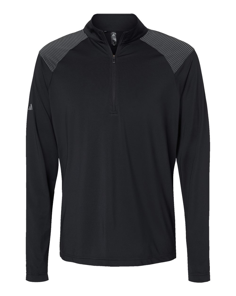 Adidas Men's Ultimate365 Lightweight Shoulder Stripe Quarter-Zip Pullover